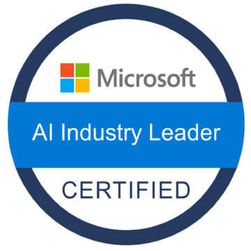 Badge AI industry leader (MICROSOFT)