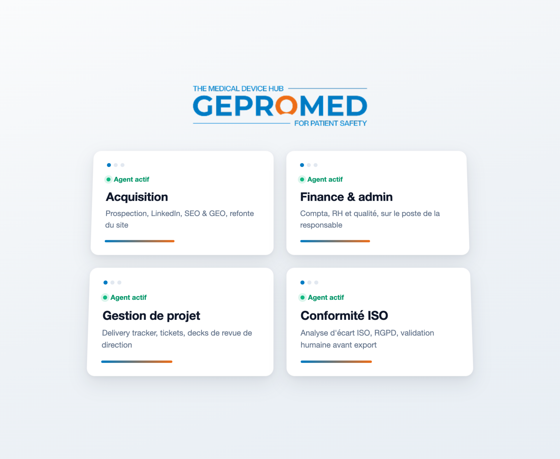 Gepromed : Département IA complet — MedTech, Strasbourg